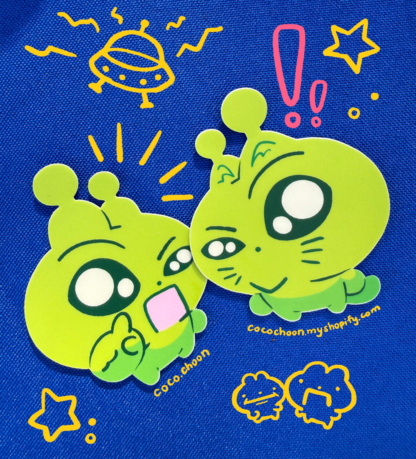 Alien Friends stickers