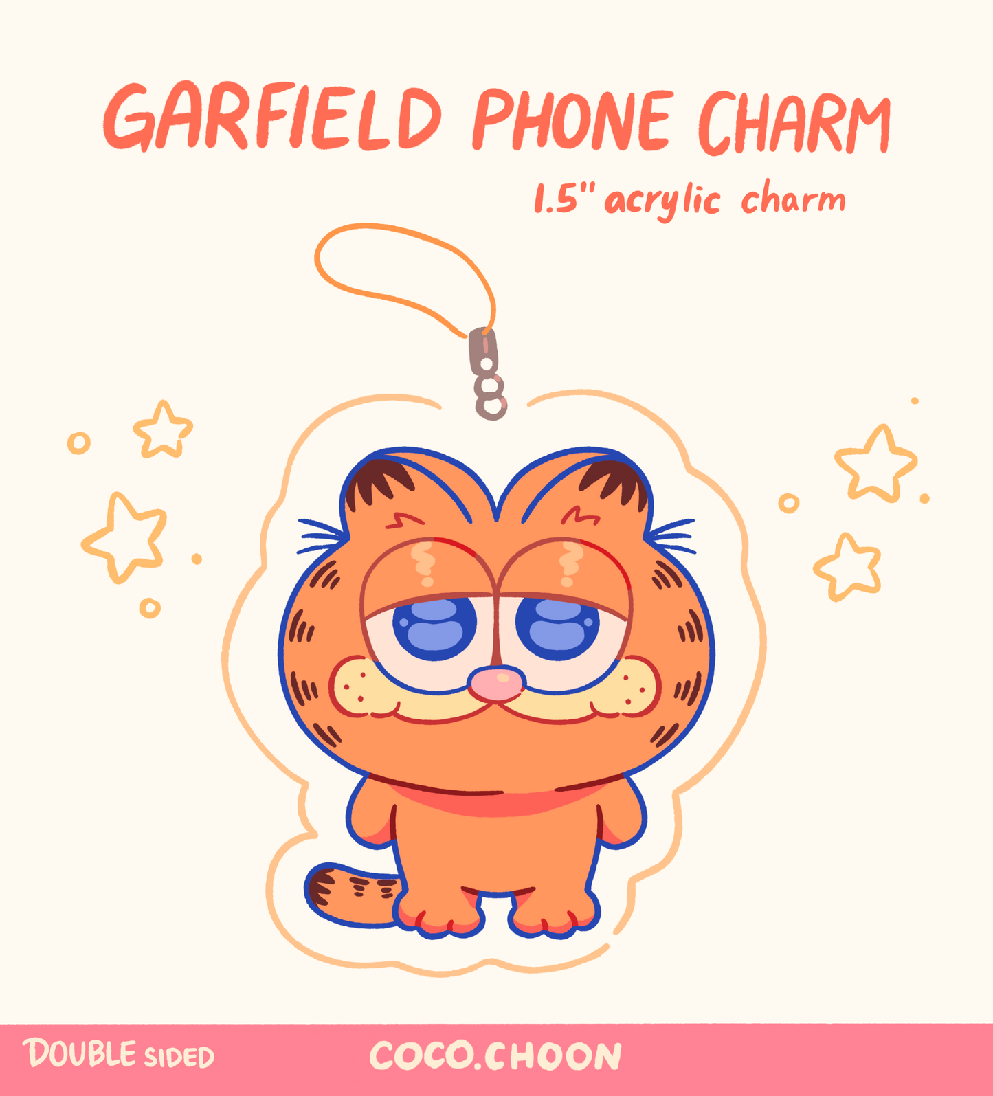 Garf Phone charm
