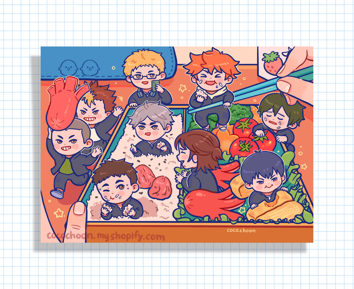 Karasuno Bento Print