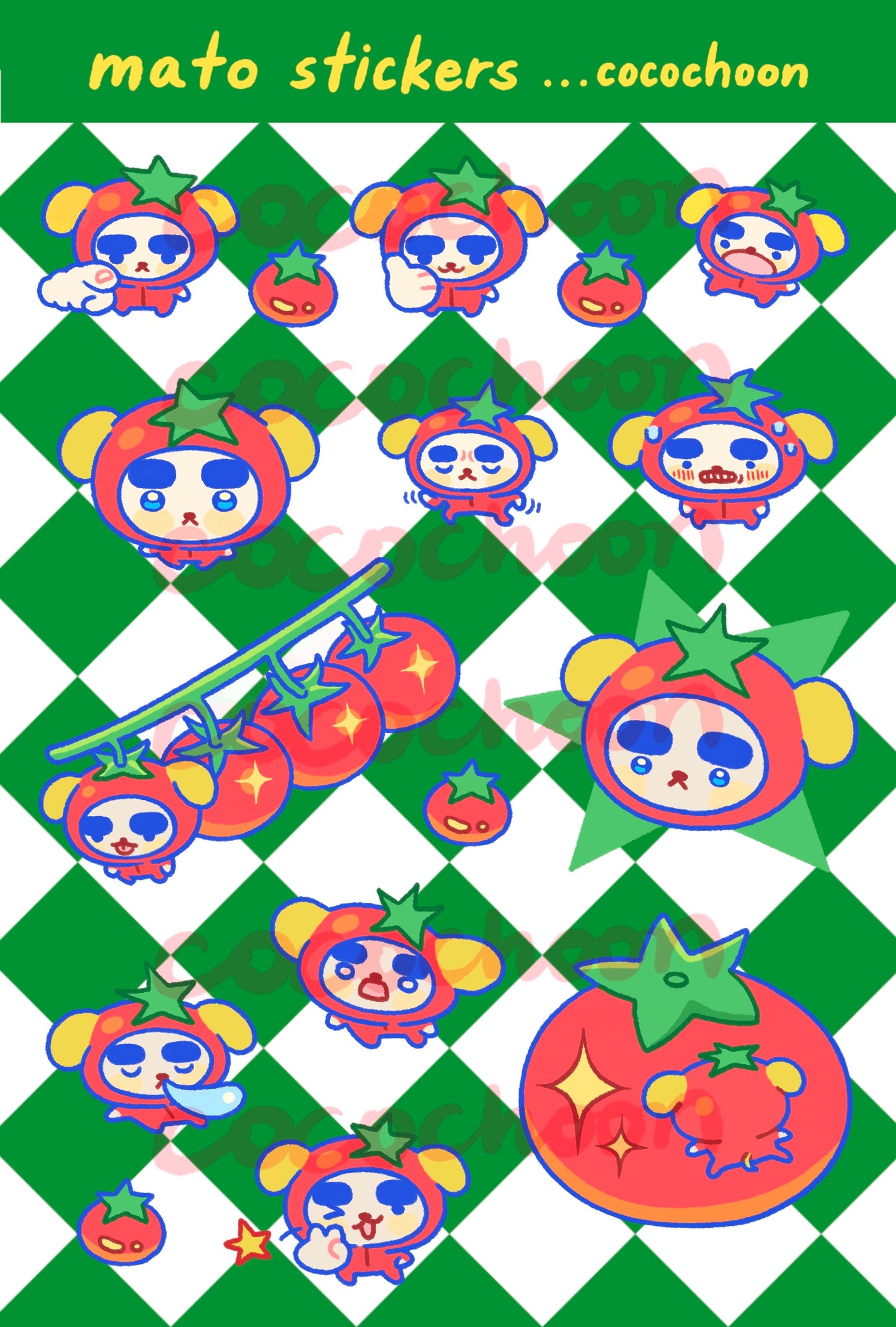 Mato sticker sheet
