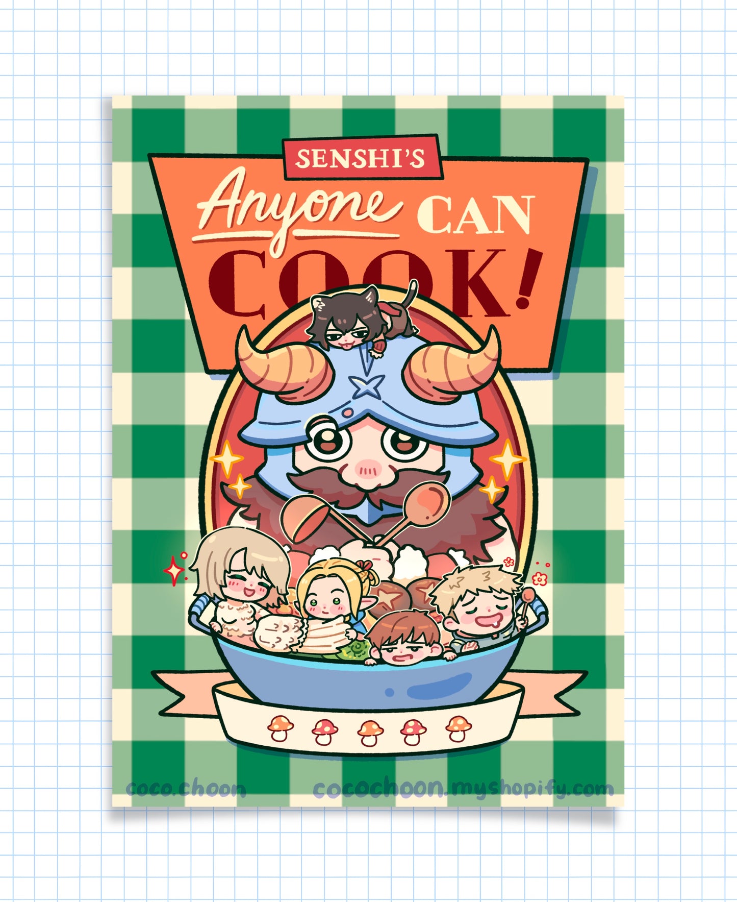 Senshi: Anyone can Cook! Print