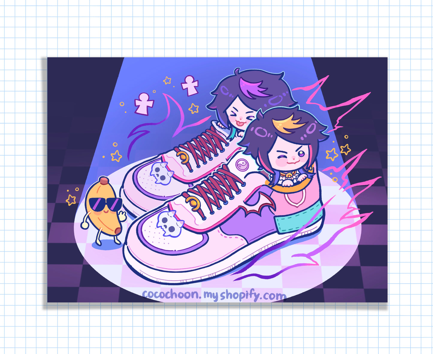Shu in Shoes Print
