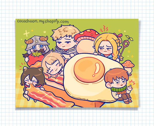 Bacon, Eggs, and Falin Print