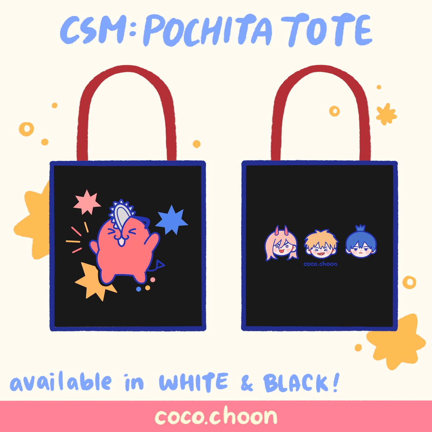 Pochita Tote Bag