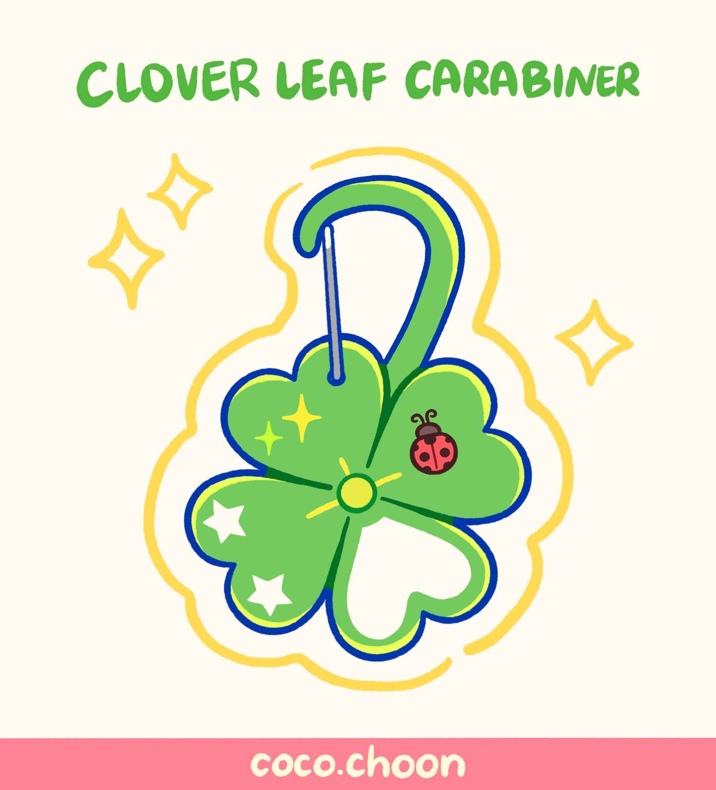 [PREORDER] Clover leaf Carabiner