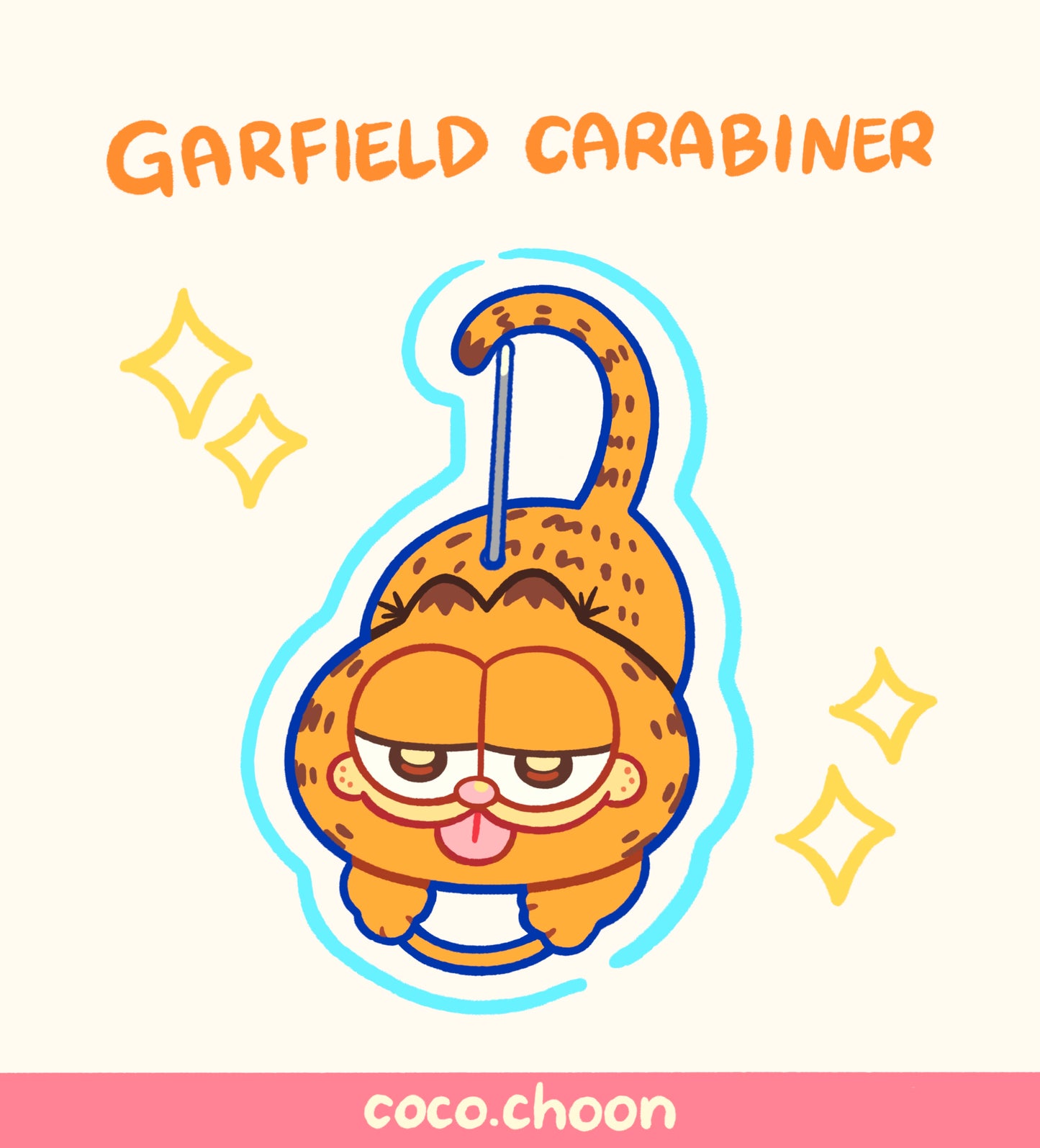 [PREORDER] Garfield Carabiner