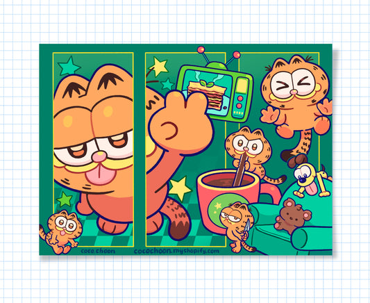 Garf Triptych Print