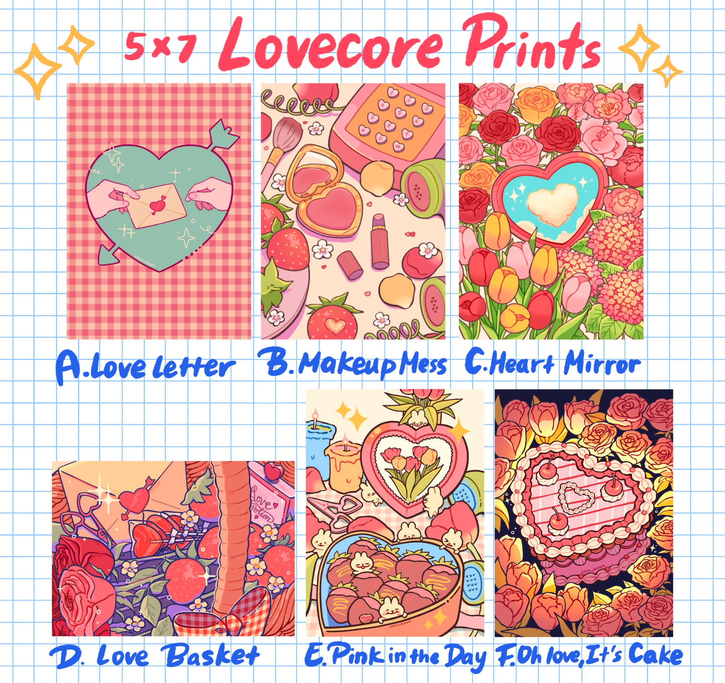 [Original] Lovecore Prints