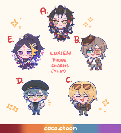 NIJI: Luxiem phone charms