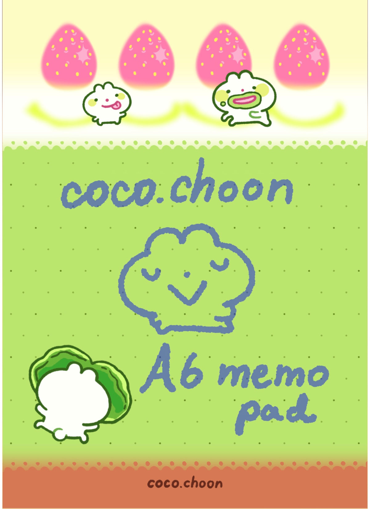 Matcha Cheesecake Memopad