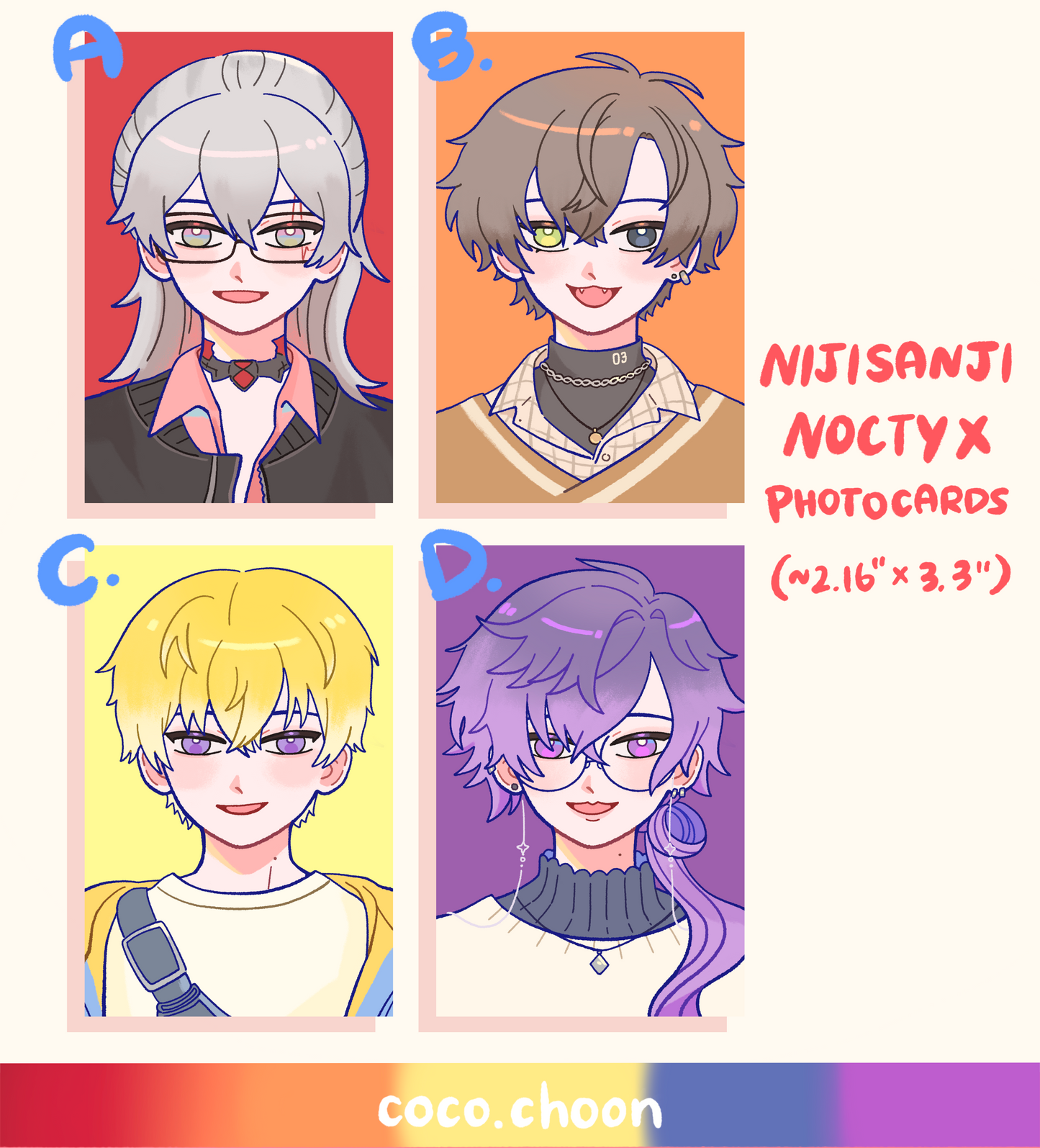 NIJI: Noctyx photocards