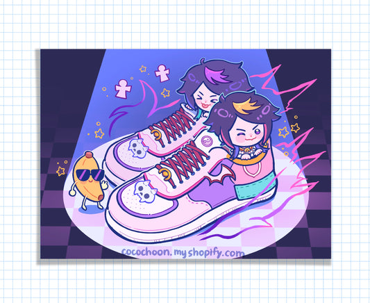 Shu in Shoes Print