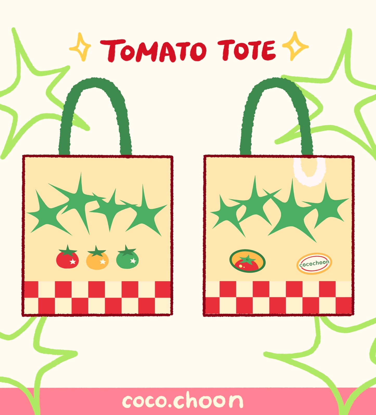 Tomato tote bag