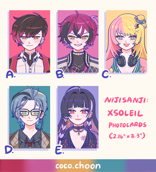 NIJI: XSoleil photocards